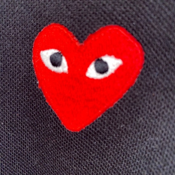 Comme Des Garçons PLAY black polo - Picture 3 of 4